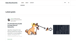 Desktop Screenshot of dataskunkworks.com