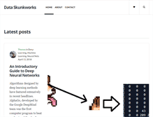 Tablet Screenshot of dataskunkworks.com